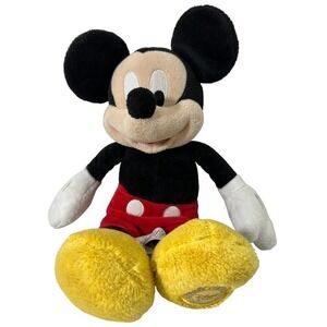 Disney Disney Store Classic Mickey Mouse Red shorts Yellow Shoes Plush